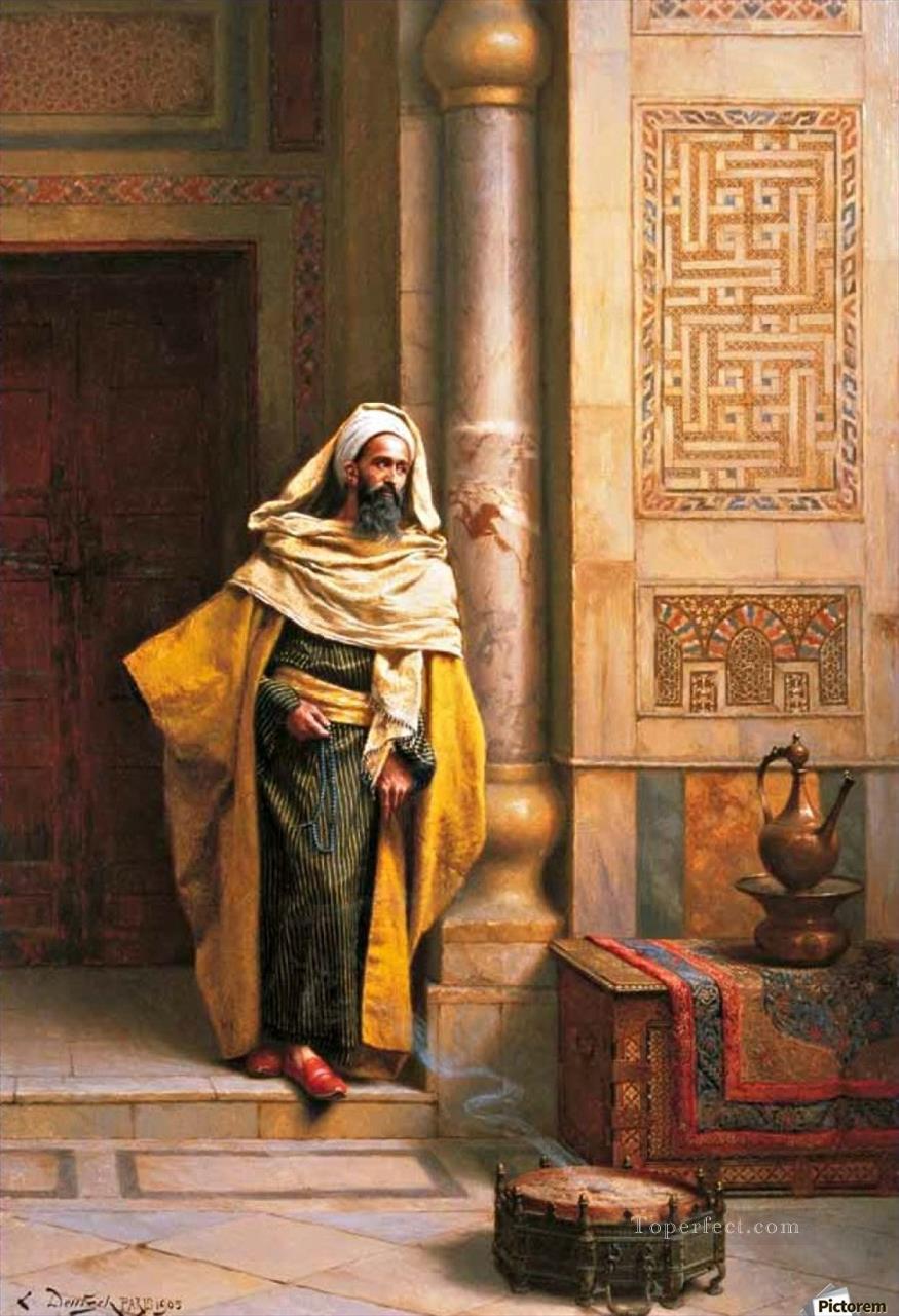 The philosopher Ludwig Deutsch Orientalism Araber Oil Paintings